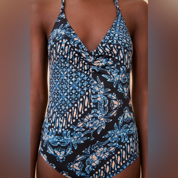 Ulla Johnson Madeira Racerback One-Piece Swimsuit in Azure, SZ Small, $350 - Picture 2 of 11